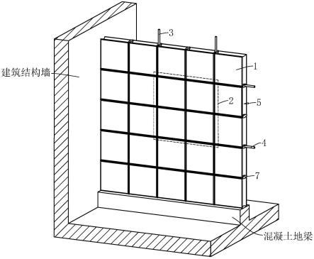 一种无框式玻璃砖隔墙的制作方法