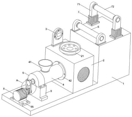 吹膜机吹膜厚度调节结构的制作方法