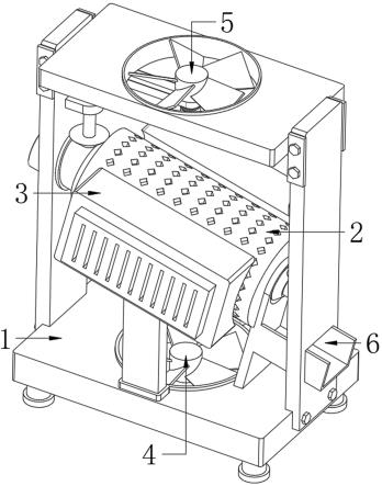 一种节能环保的热烘干色母粒筛粒机的制作方法