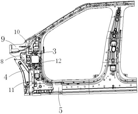 机舱上纵梁与A柱的连接结构及车辆的制作方法