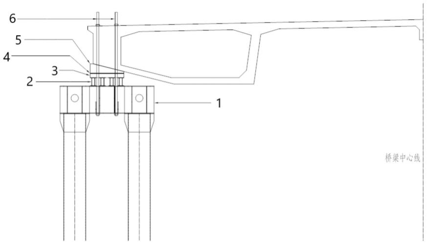 斜拉桥施工临时墩的锚固结构的制作方法