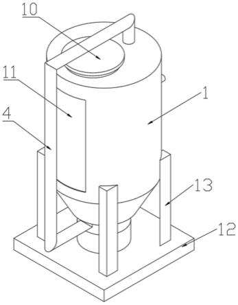 一种同步搅拌循环排液的一体式储液罐的制作方法