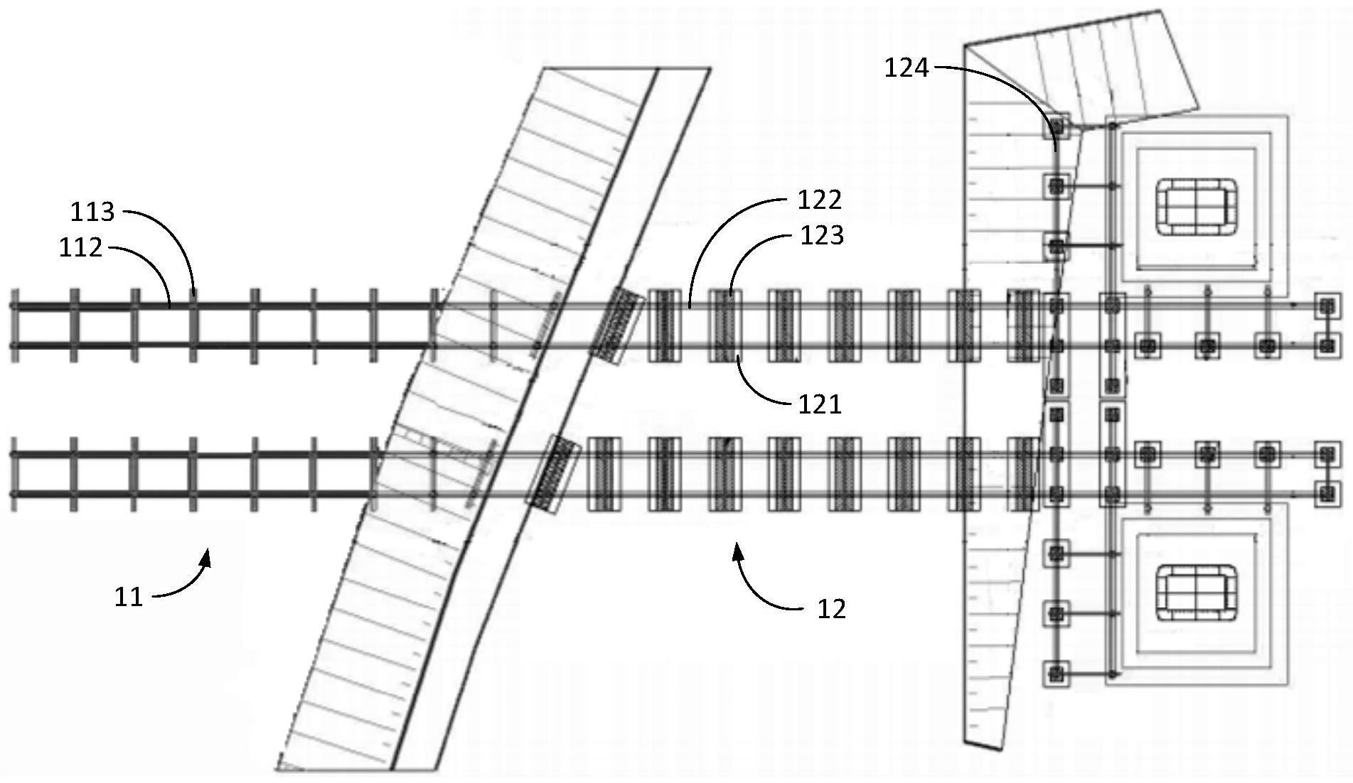 路堤交错轨道布置结构的制作方法