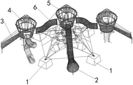 三伞爬网文体装置的制作方法