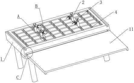 一种畜牧兽医用定位床的制作方法