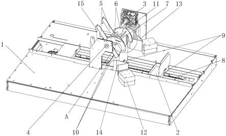 一种飞机盒上盖两侧翼折入的成型机构的制作方法