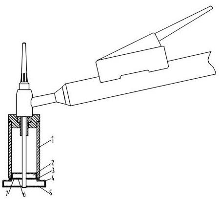 钛合金焊接用氩弧焊枪多级可拆卸风筛结构的制作方法