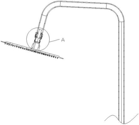 一种淋浴杆与顶喷的连接结构的制作方法