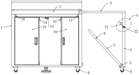 一种尺寸可调节的高强度不锈钢板家具柜的制作方法