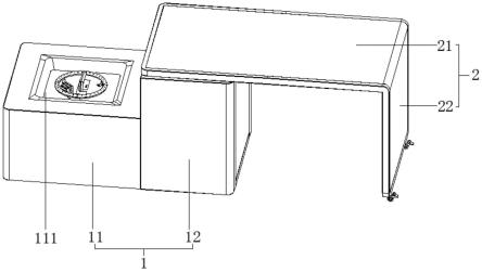 一种高低台桌面可旋转的火炉桌的制作方法
