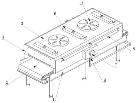 一种环氧树脂板生产用的热风烘干箱的制作方法
