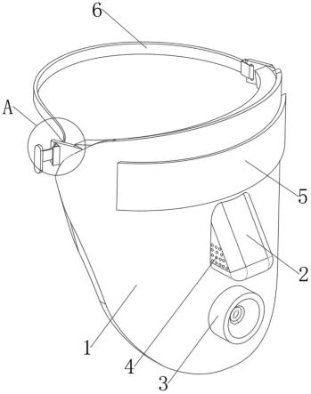 一种支气管镜检查用的防喷溅面罩的制作方法