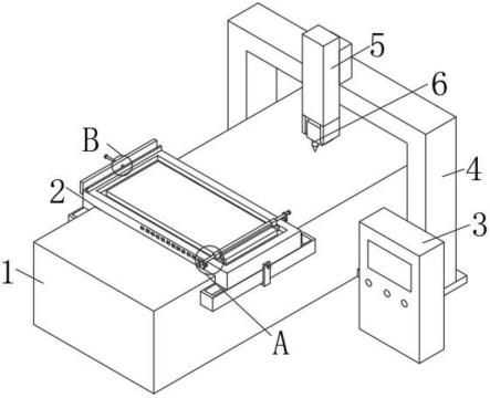一种卧式数控五轴联动模具生产用加工中心的制作方法