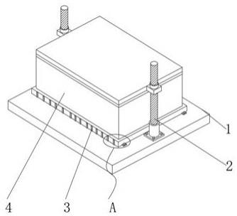 一种塑料光纤分线箱使用的盒式光分路器固定装置的制作方法