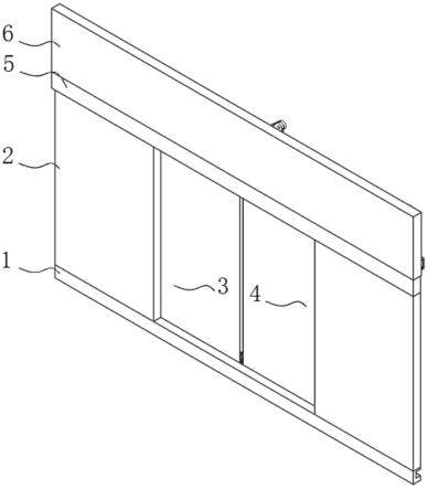 一种双开型数控机床隔离门的制作方法