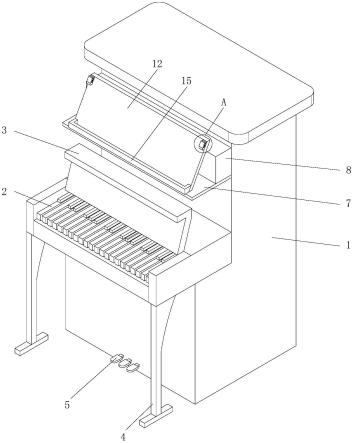 一种立式钢琴铸铁板结构的制作方法