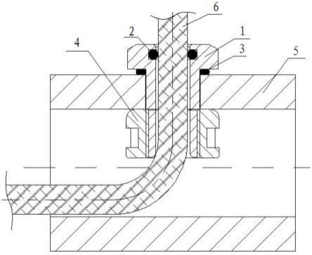 合金管壁线缆防护装置的制作方法
