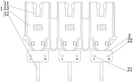 一种抽出式低压开关柜接插件测温机构的制作方法