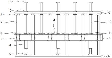 一种工程维护车的升降式护栏的制作方法