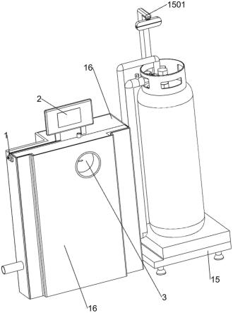 一种醇基液体燃料液氮一次充装带废气排放的充装机的制作方法