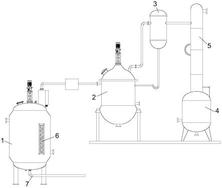 一种应用于喹啉羧酸乙酯生产过程中的回收三正丙胺系统的制作方法