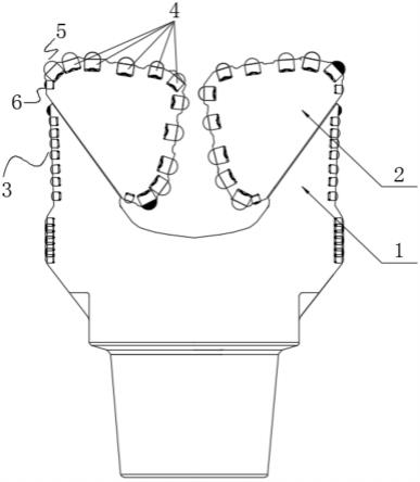 一种金刚石复合齿保径导向牙轮钻头的制作方法