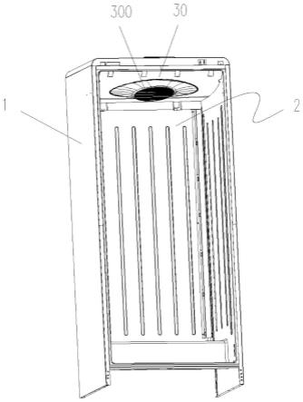 一种用于冷藏展示柜的风道挡板结构的制作方法