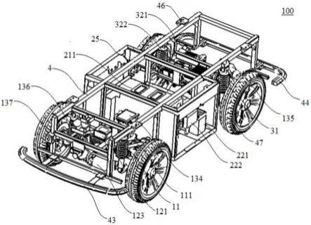 无人驾驶物流运输车的底盘和无人驾驶物流运输车的制作方法