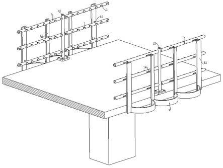 一种桥梁防撞护栏连接装置的制作方法
