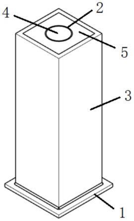 UHPC模板-钢管混凝土叠合短柱及其施工方法