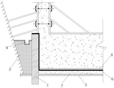 基于预制板胎膜的大体积混凝土筏板基础防水施工方法与流程