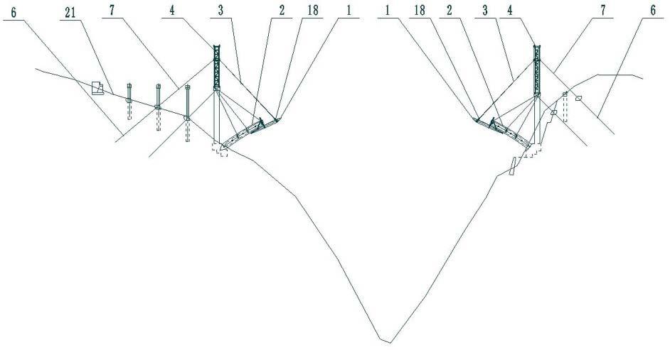 一种钢筋混凝土拱桥主拱圈悬臂浇筑施工方法与流程