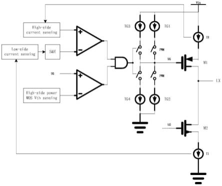 一种功率开关管的分段驱动及检测控制电路和方法与流程