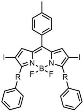 一种含重原子碘及第六主族元素调控的BODIPY光敏剂及其合成和应用