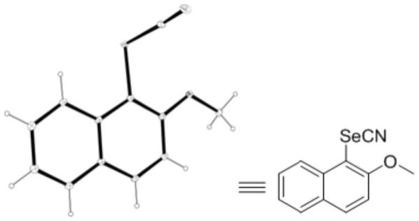 一种芳香硒氰酯化合物及其绿色合成方法与应用