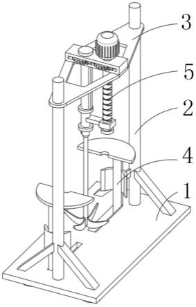 一种悬臂式大容量搅拌机的制作方法