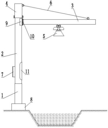 一种雷达水位计安装支架结构的制作方法