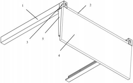 一种箱式房雨棚连接结构的制作方法