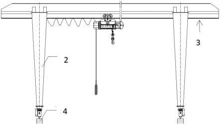 一种用于液体散货码头的轨道式龙门吊设备的制作方法