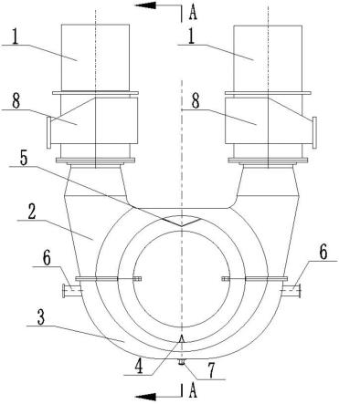 一种双燃烧室的燃气轮机空气引导机匣内缸的制作方法
