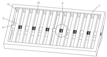 一种可调篦缝宽度的篦冷机篦板的制作方法