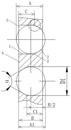 一种转盘轴承用双向非对称锁紧隔离环的制作方法