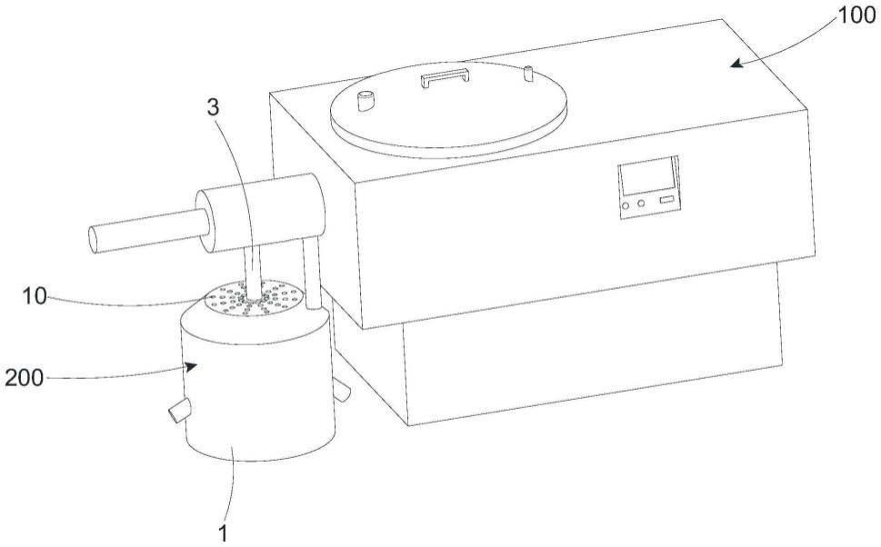 一种带干燥器的湿法制粒机的制作方法