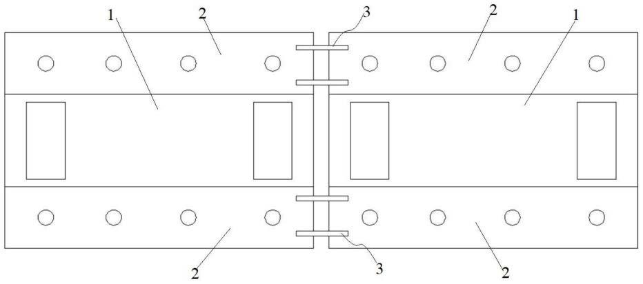 一种浮置板道床钢板弹簧后置式剪力铰结构的制作方法