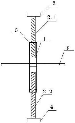 钢拱架初期支护可调便携式支架的制作方法