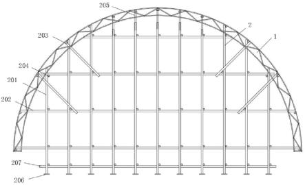 一种拱形桥模板支撑结构的制作方法