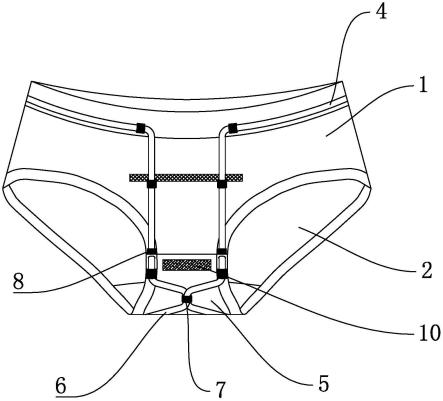 一种柔软舒适防侧漏三角裤的制作方法