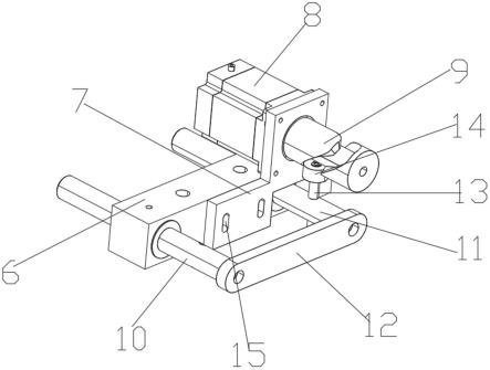 一种贴标机推辊用直线凸轮推动结构的制作方法