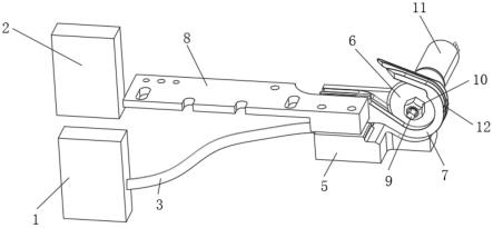 剑杆织机纬纱剪刀吹气清洁装置的制作方法