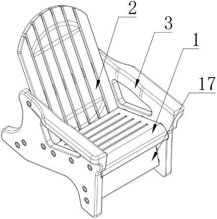 一种全塑可拆卸躺椅的制作方法